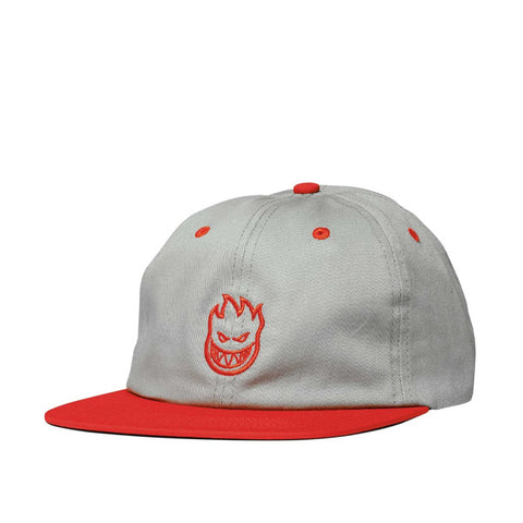 Spitfire Lil Bighead Strapback Hat Grey - Red