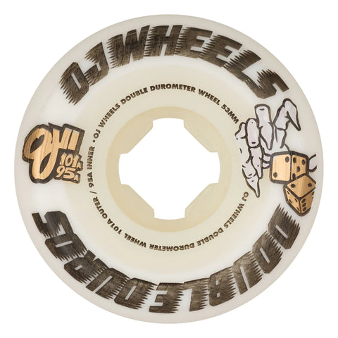 53mm Double Duro Mini Combo 101a/95a OJ Skateboard Wheels