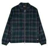 Hideout Zip Brushed Plaid Santa Cruz Mens Jacket