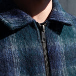 Hideout Zip Brushed Plaid Santa Cruz Mens Jacket