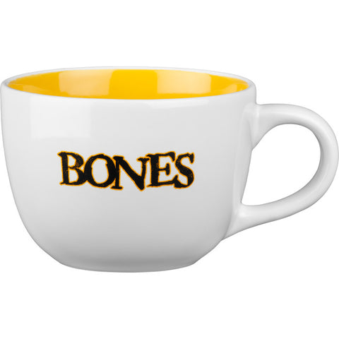 BONES WHEELS Print Stitch 22 oz. Mug White