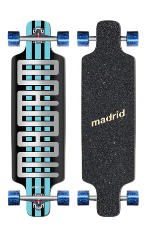 MADRID DTF 36" BLUE STEEL TOP MOUNT COMPLETE DS