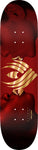 Powell Peralta Kiss FLIGHT Burgundy/Gold Foil Skateboard Deck - 8.75" K26