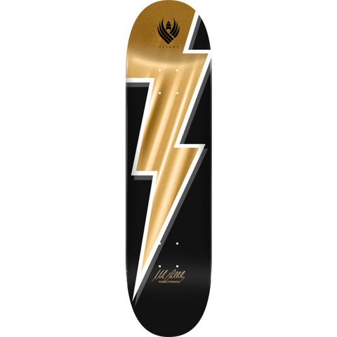 Powell Peralta Mike Vallely Lightning Bolt FLIGHT Skateboard Deck Gold Foil - 8.5 x 32.08