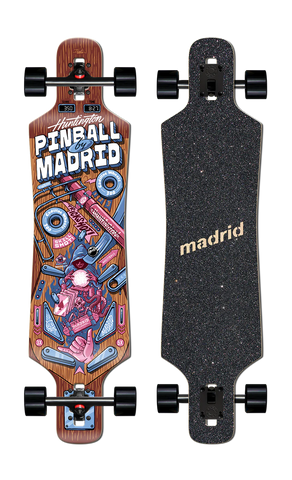 MADRID SPADE 39" PINBALL WIZARD DROP THRU COMPLETE  DS