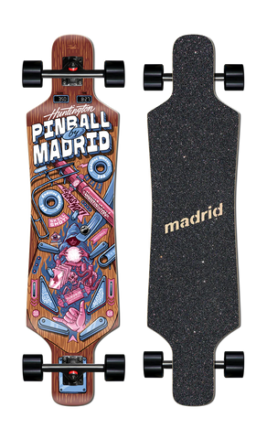 MADRID SPADE 39" PINBALL WIZARD TOP MOUNT COMPLETE  DS