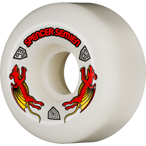 Powell Peralta Dragon Formula Skateboard Wheels Nano Rat Spencer Semien Model 52mm x 30mm 93A 4pk