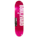 Boulevard Skateboards Traveler Blue Skateboard Deck 8.0