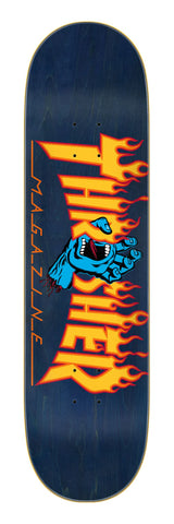 Thrasher Screaming Flame Logo Santa Cruz Skateboard Deck
