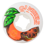 52mm From Concentrate White Orange Hardline 101a OJ Wheels