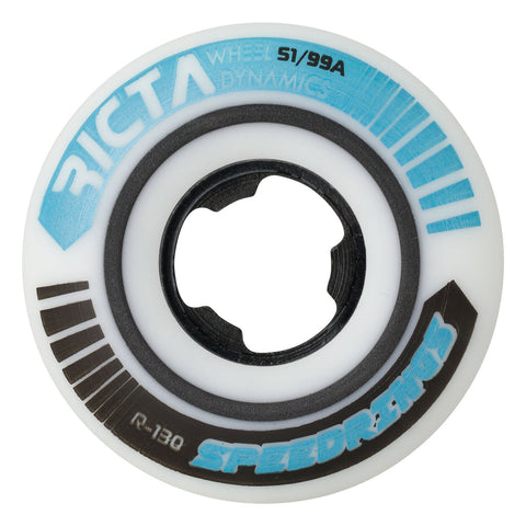 51mm Speedrings Slim 99a Skateboard Wheels Ricta