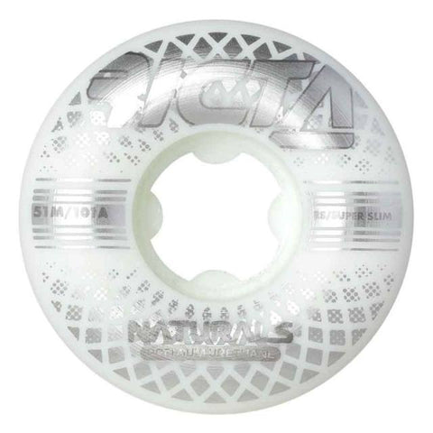 51mm 101a Ricta Reflective Naturals Super Slim Wheels