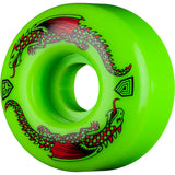 Powell Peralta Dragon Formula Green Dragon Skateboard Wheels 4pk