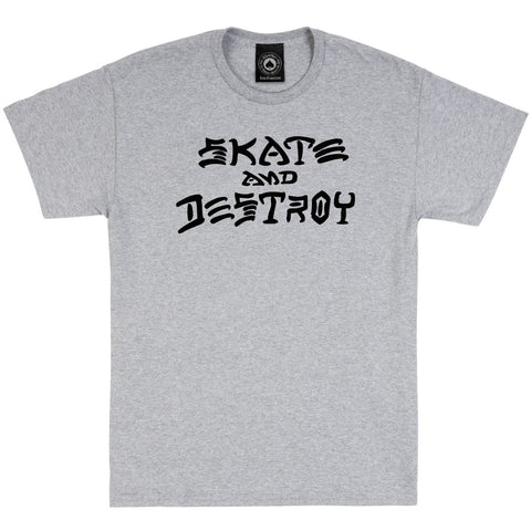 SKATE AND DESTROY T-SHIRT / GRAY